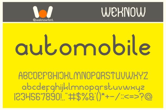Automobile Font for Bold Branding and Visual Impact