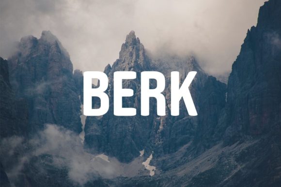 Berk Font for Modern Web Design