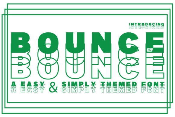 Bounce Font for Bold Digital Campaigns