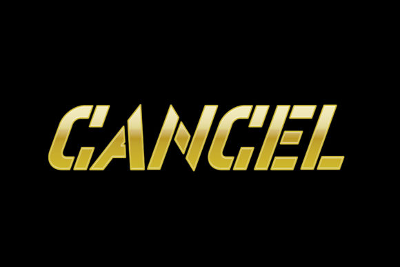 Cancel Font for Bold Editorial Design