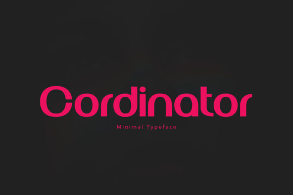 Cordinator Display Font for Editorial Design