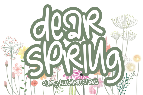 Dear Spring: A Handwritten Font for Modern Web Design