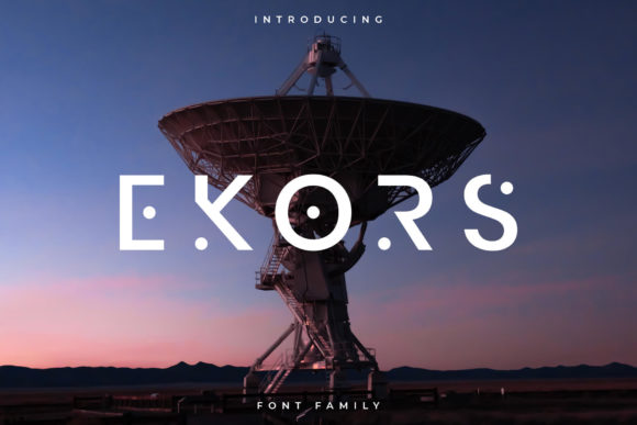 Ekors: A Futuristic Font for Modern Branding