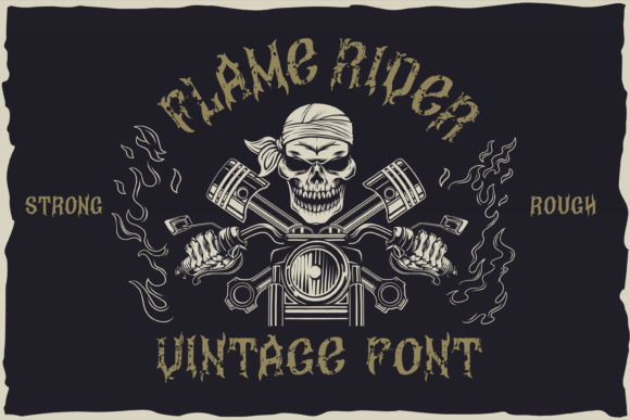 Flame Rider Font for Professional Branding