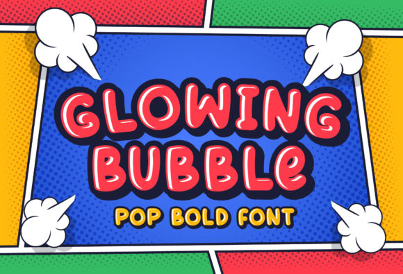 Glowing Bubble Font for Eye-Catching Campaigns
