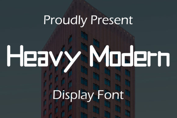 Heavy Modern: A Bold Display Font for Impactful Campaigns