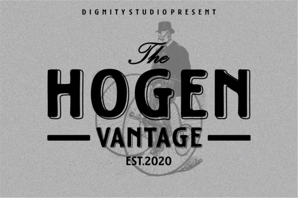 Hogen Vantage Font for Handmade Creations