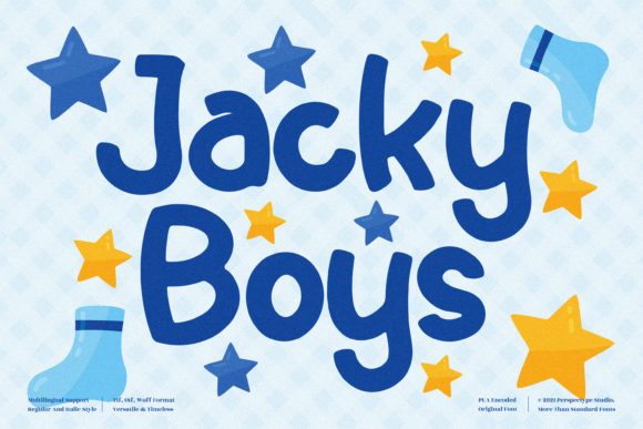 Jacky Boys: A Bubbly Display Font for Youthful Branding