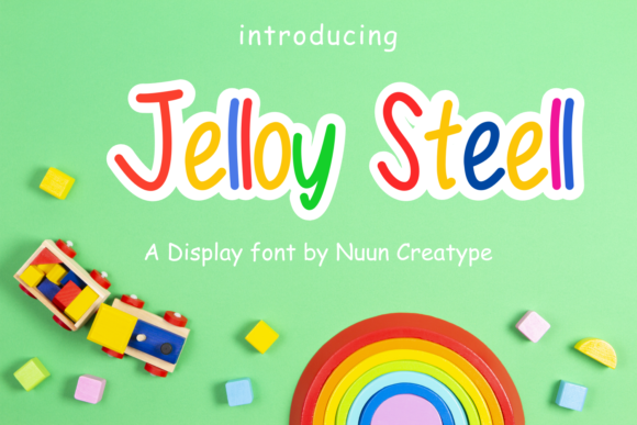 Jelloy Steell Display Font for Web Design