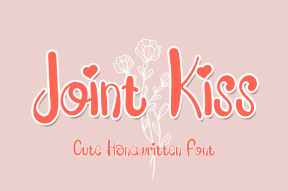 Joint Kiss: A Delicate Display Font for Branding Projects