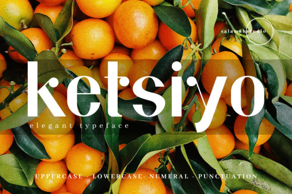 Ketsiyo: A Bold Display Font for Handmade Creations