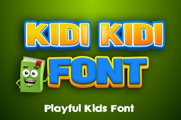 Kidi Kidi: A Playful Display Font for Creative Branding