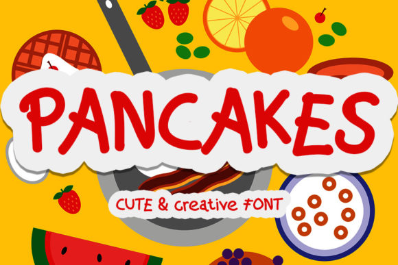 Pancakes: A Delightful Display Font for Editorial Design