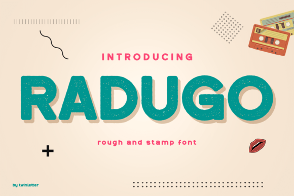 Radugo: A Bold Display Font for Editorial Design
