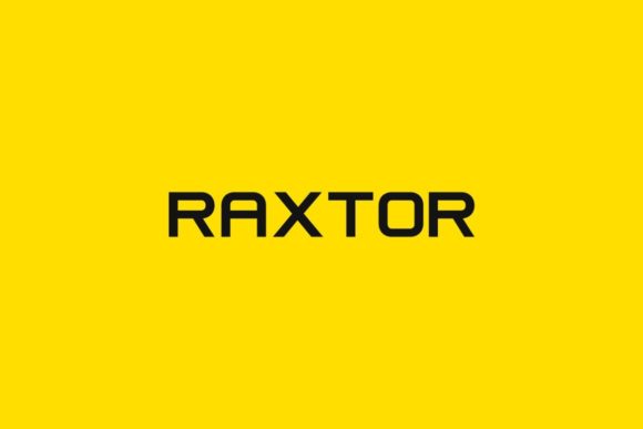 Raxtor: A Robotic Display Font for Professional Branding