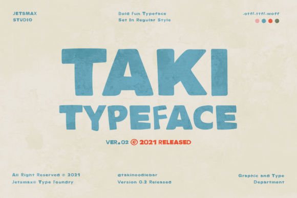 Taki Font for Bold Web Design