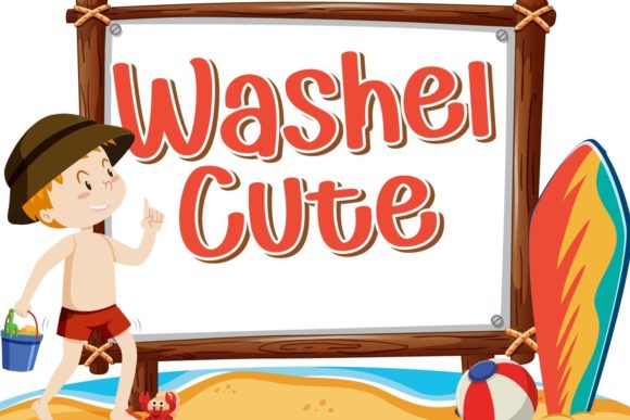 Washel Cute: A Friendly Font for a Polished Brand Look