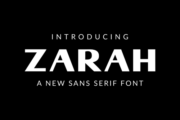 Zarah Display Font for Handmade Creations